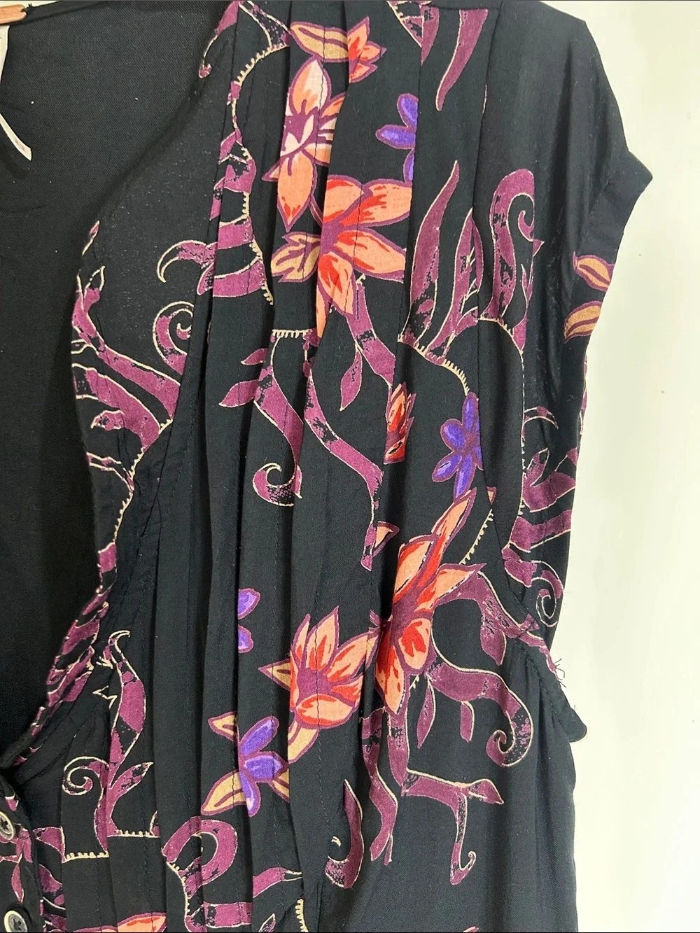 FREE PEOPLE Rosemary Printed Midi Dress Night Combo Size Medium